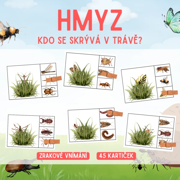 HMYZ - Kdo se skrývá v trávě? 1