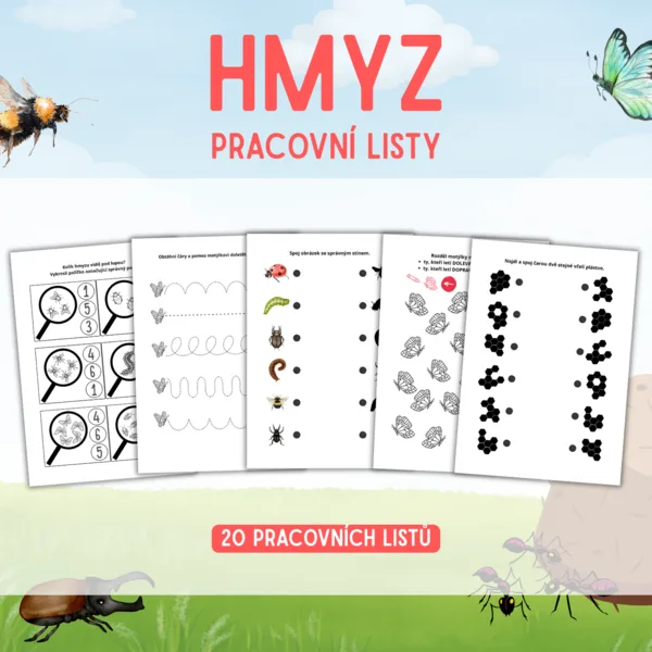 HMYZ - pracovní listy 1