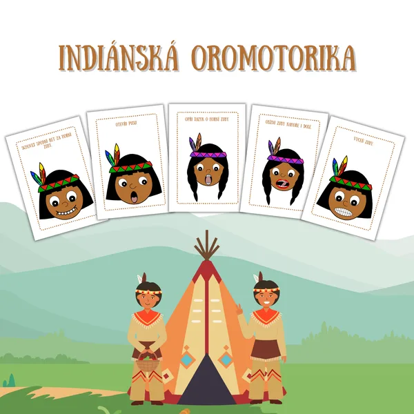 Indiánská oromotorika 1