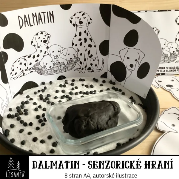 Dalmatin - senzorické hraní 1