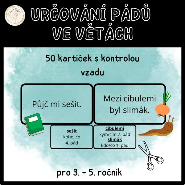 Určování pádů ve větách 1