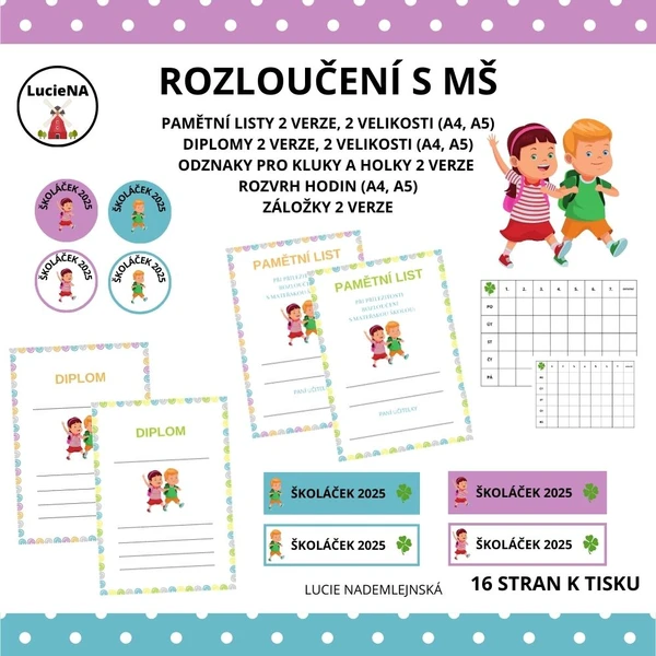 ROZLOUČENÍ S MŠ 1