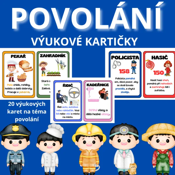 POVOLÁNÍ - výukové kartičky 1