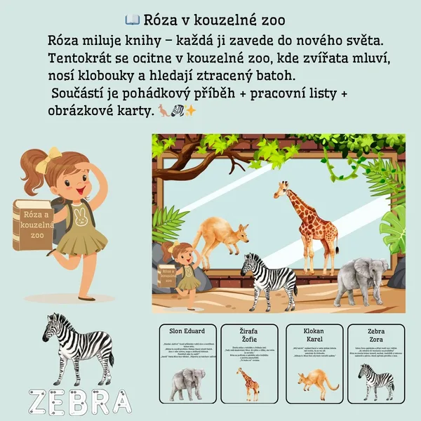2. díl 📖 Róza v kouzelné zoo 🦘🦓🦒  1