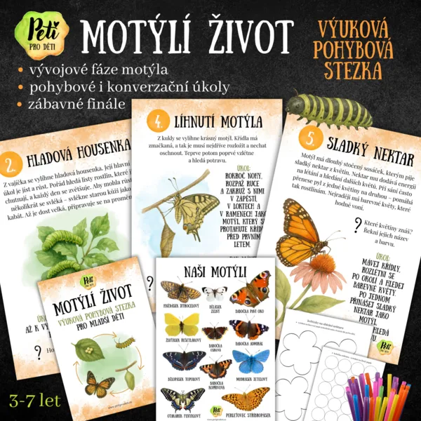 Pohybová stezka Motýlí život 1