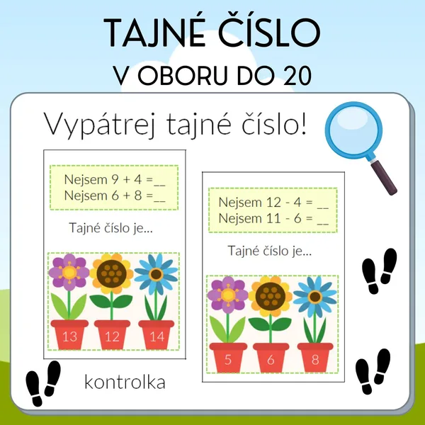 Tajné číslo - počítáme do 20 1