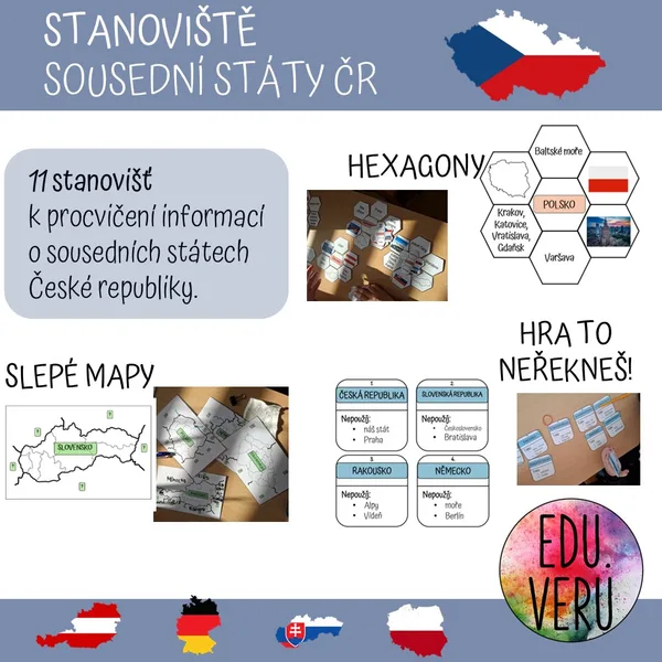 Stanoviště - sousední státy ČR 1