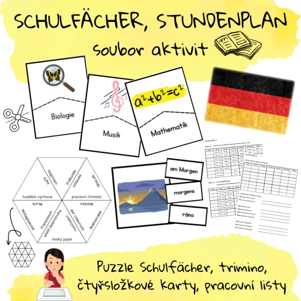 Schulfächer, Stundenplan 1