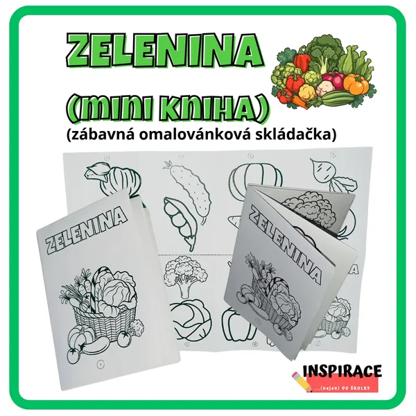 ZELENINA - minikniha 🍅🫛🥕🧅 1