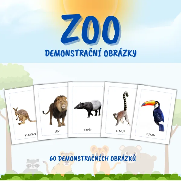 ZOO - demonstrační obrázky 1