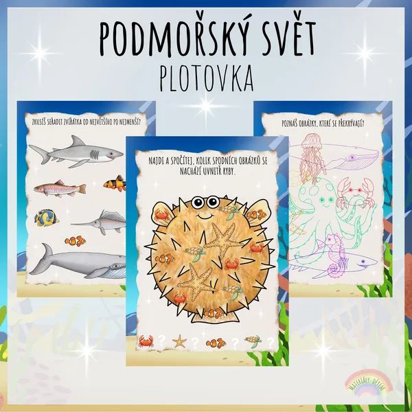 🐠Podmořský svět, plotovka🐠 1