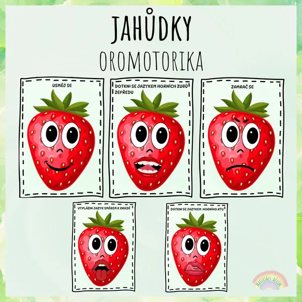 Jahůdky, oromotorika 1