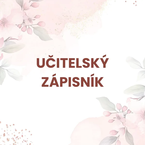 Učitelský zápisník - univerzální úvodní strany  1