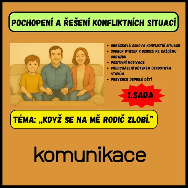 Sociální výchova - ,,KDYŽ SE NA MĚ RODIČ ZLOBÍ." 1