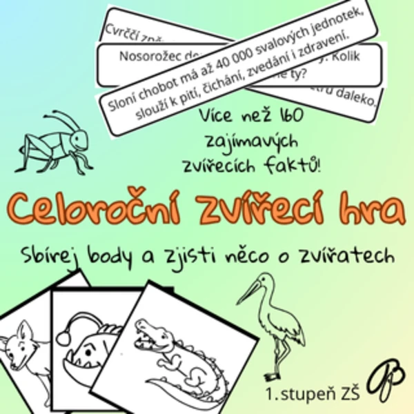 Zvířecí zajímavosti - celoroční hra 1