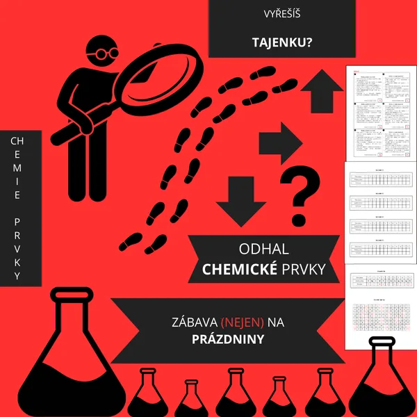 Chemická pátrací akce: Závěr roku a aktivity na prázdniny - Hádej, co jsem za prvek? 1
