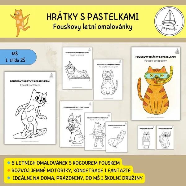 Fouskovy letní omalovánky 1