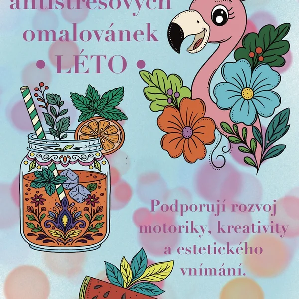 Léto- Antistresové omalovánky 🦩 1