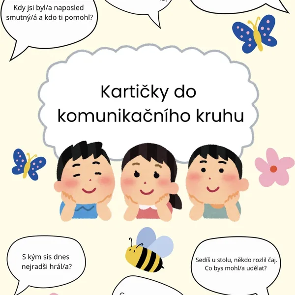 Kartičky do komunikačního kruhu 👧🏻 1