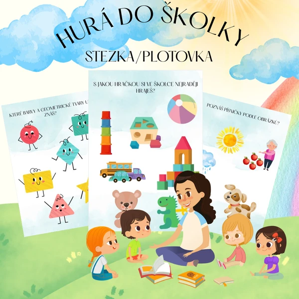 HURÁ DO ŠKOLKY - Stezka/Plotovka🧒🏼🛝🌈 1