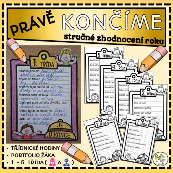 PRÁVĚ KONČÍME - aneb školní rok je u konce 1