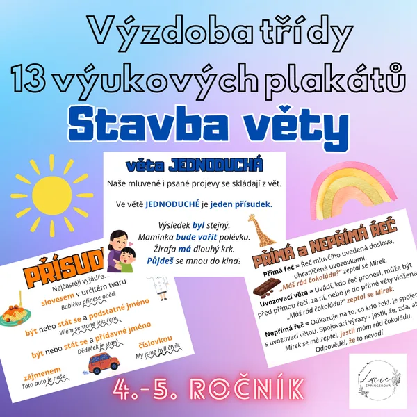 PLAKÁTY STAVBA VĚTY 1