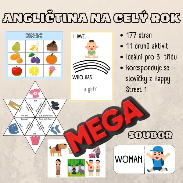 Angličtina na celý rok 1