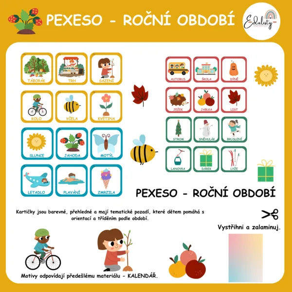 Pexeso - roční období 1