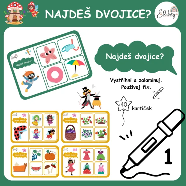 Najdeš dvojice? 1