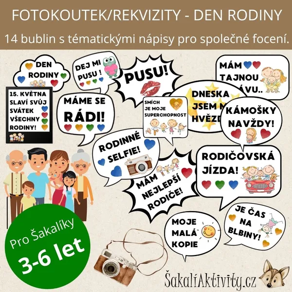  Fotokoutek - rekvizity - Den rodiny  1