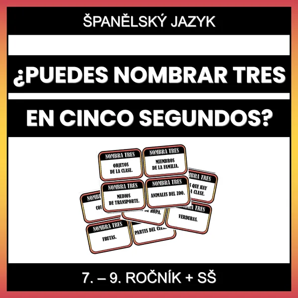 ¿Puedes nombrar tres en cinco segundos? 1