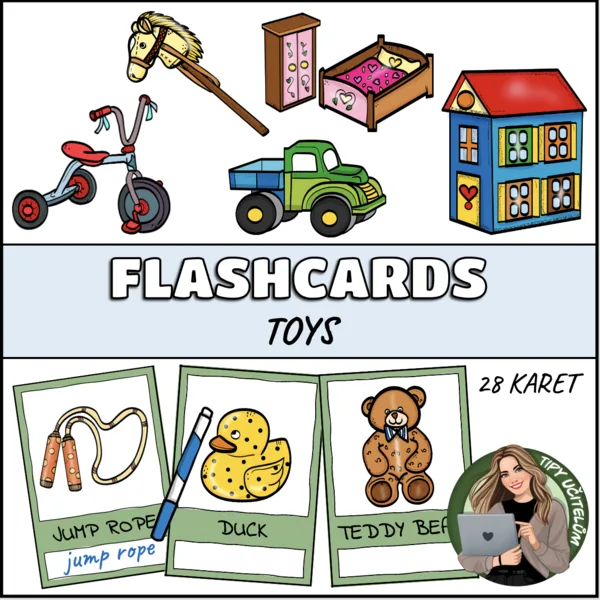 Flashcards - toys (hračky) 1