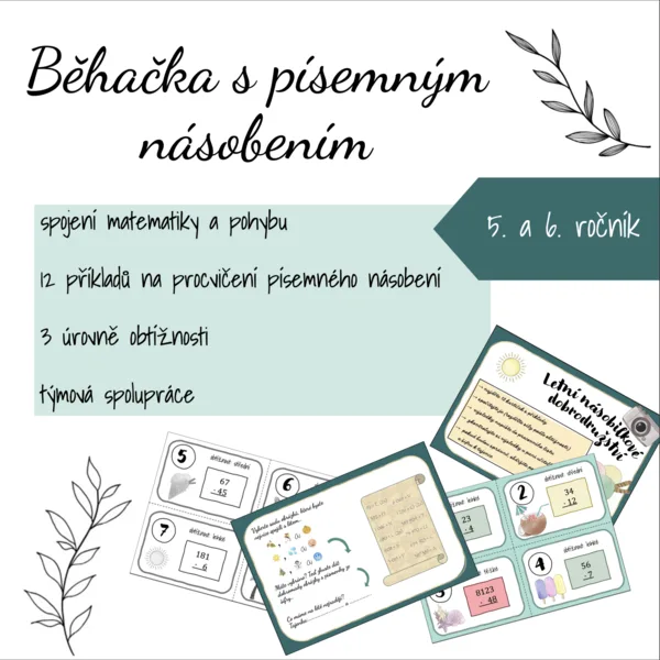 Běhačka na písemné násobení 1