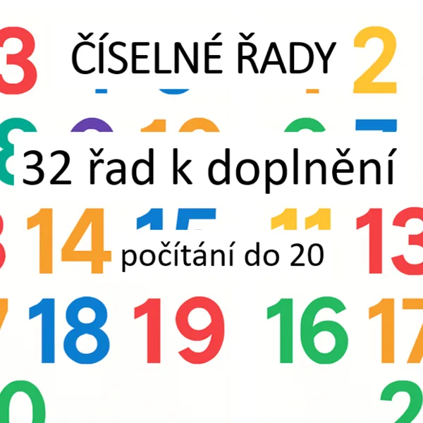 Číselné řady do 20 1