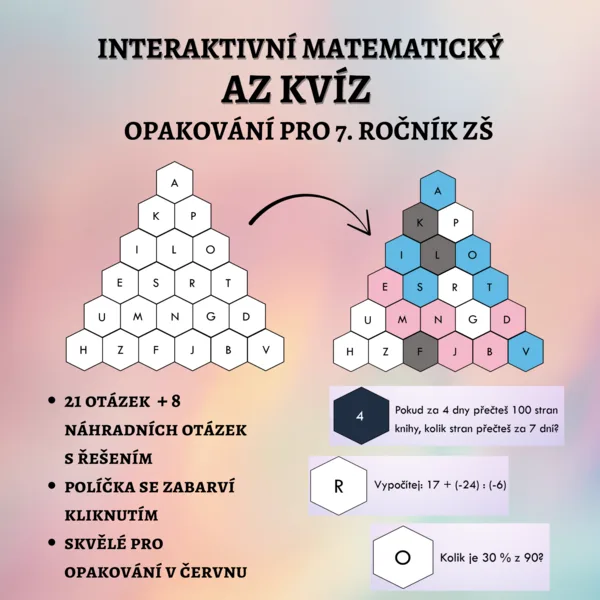 AZ kvíz - opakování 7. ročník ZŠ 1