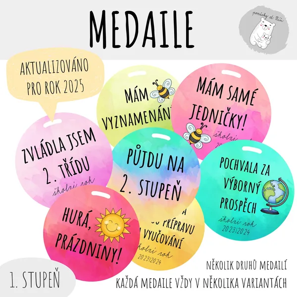 Medaile - Vysvědčení 2025 1