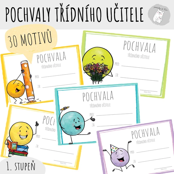 Pochvala třídního učitele  1