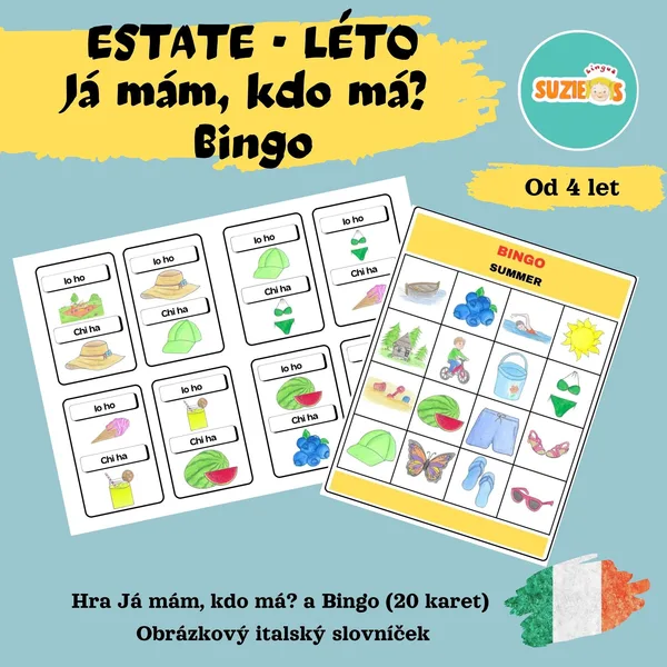 Estate/léto - Bingo a Já mám, kdo má? 1