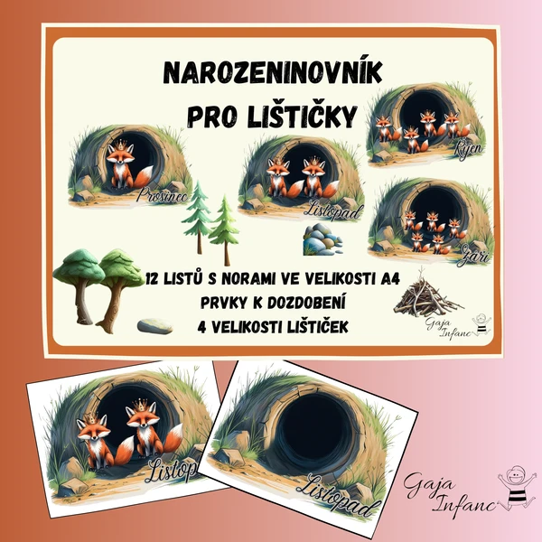 Narozeninovník pro Lištičky 1