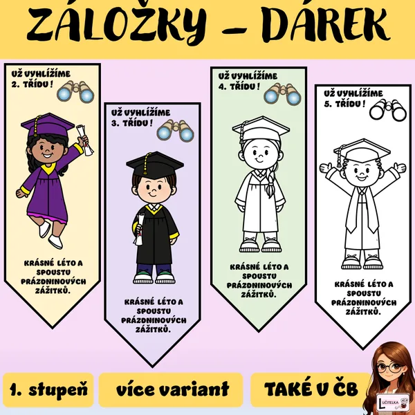 ZÁLOŽKY - KONEC ŠKOLNÍHO ROKU 1