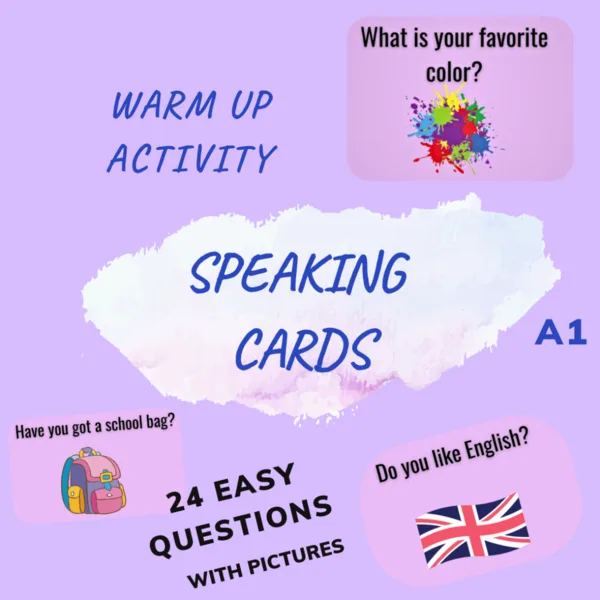 Easy Speaking Cards 1