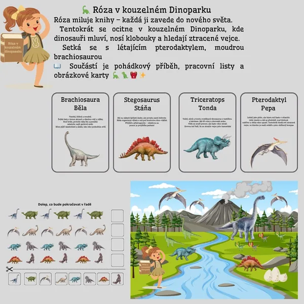 3. díl 📖 Róza v kouzelném Dinoparku 🦖🦕 🌋 1