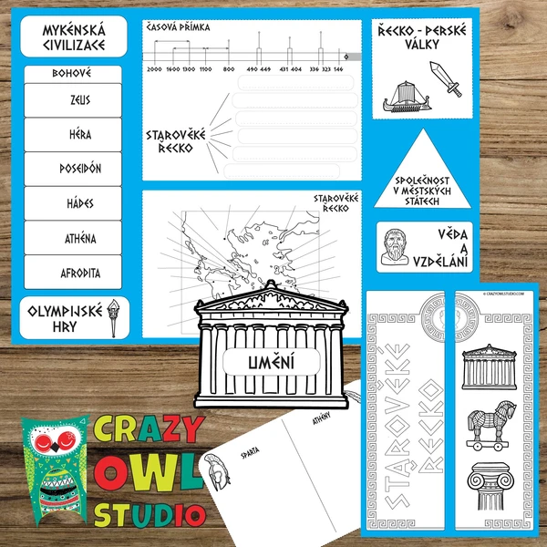 Lapbook STAROVĚKÉ ŘECKO 1