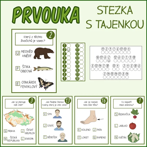Prvouka - Stezka s tajenkou 1