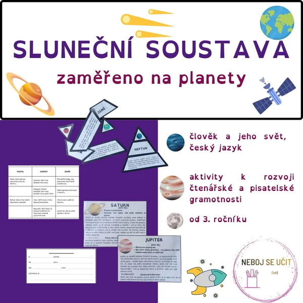 Sluneční soustava - zaměřeno na planety 1