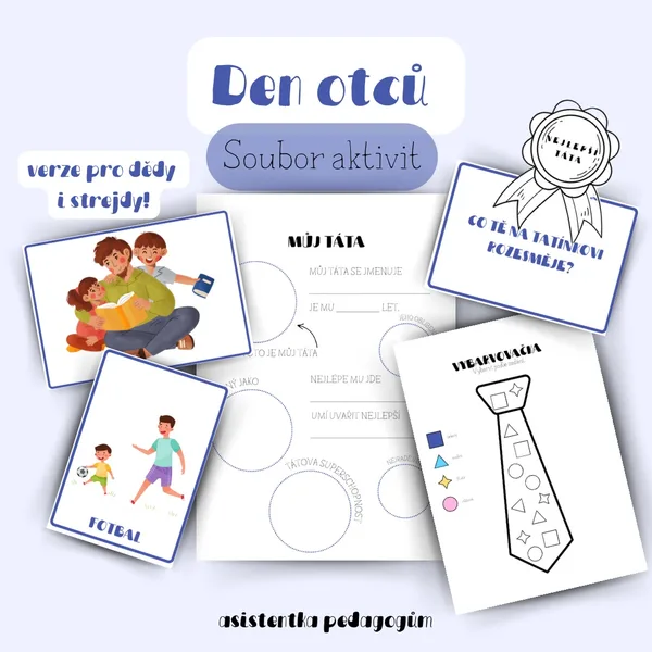 Den otců - Soubor aktivit 1