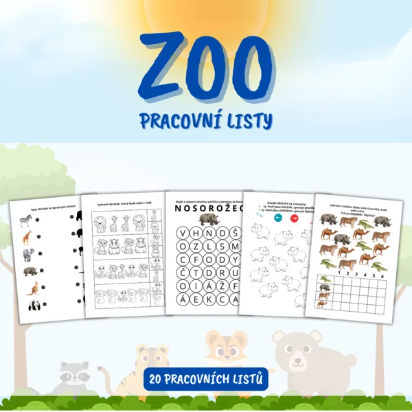 ZOO - pracovní listy 1