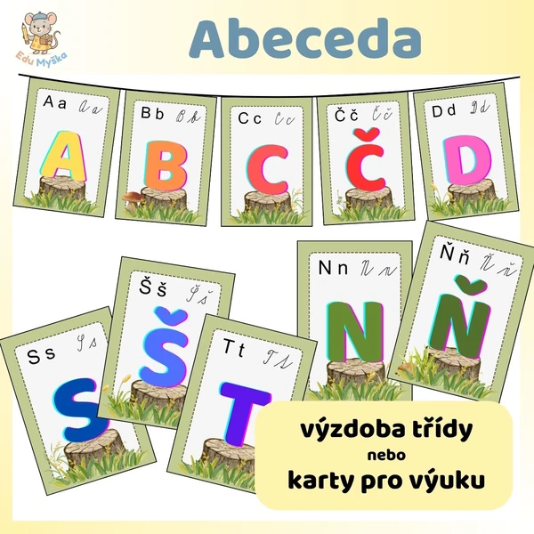 Abeceda - výzdoba třídy 1