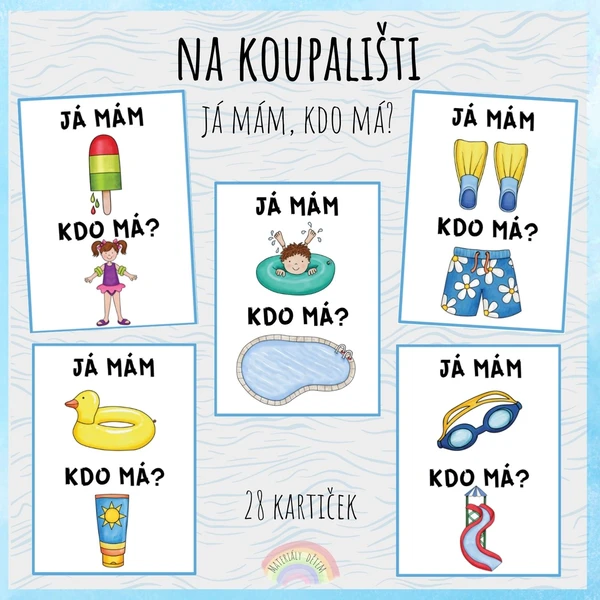💦Já mám, kdo má? Na koupališti💦 1