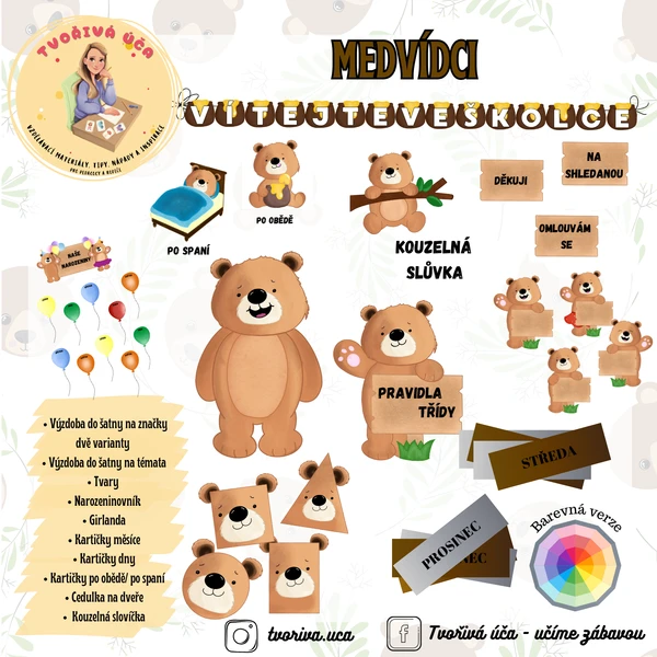 Výzdoba Medvídci 1